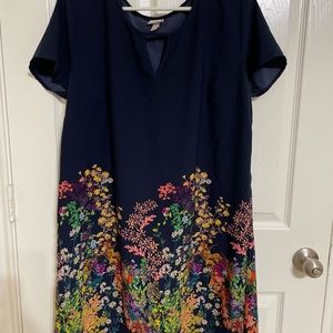 Floral a-line dress
